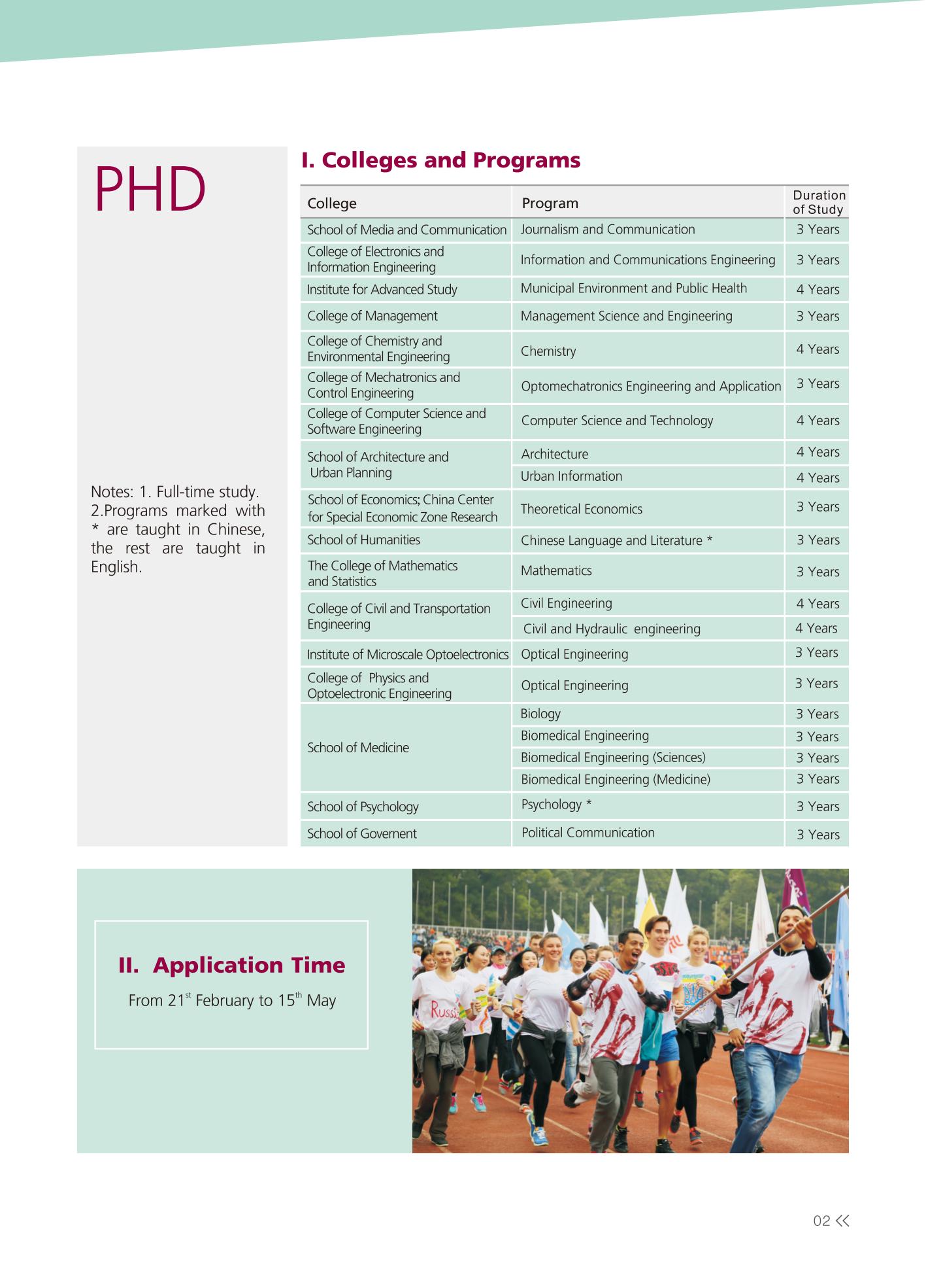 2023 Shenzhen University Admission Brochure For International Students 